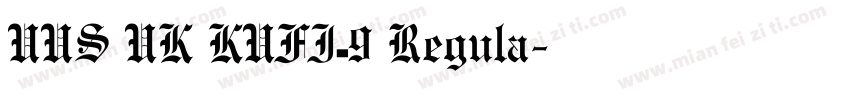 UUS UK KUFI_9 Regula字体转换